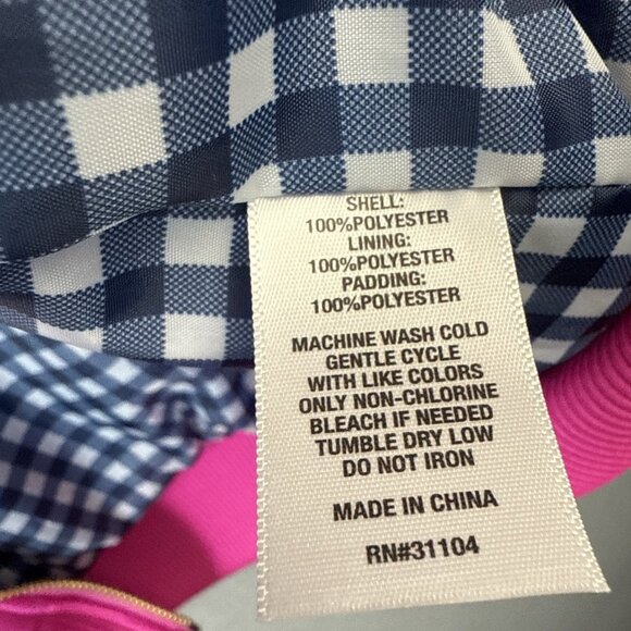 NWT Crown & Ivy‎ Hip Pink Vest Women’s Size XL Barbie Quilted Hot Clueless Gold - Picture 10 of 11